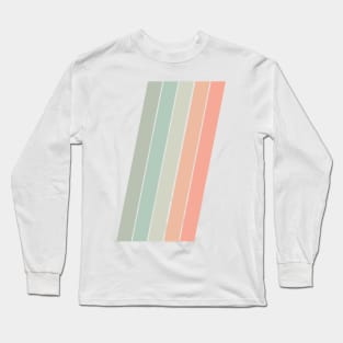 pastel stripes Long Sleeve T-Shirt